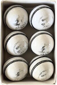 Almos Sports Cricket Hard Ball - Pack of 6 Premium Leather Ball International Standard for Day and Night Cricket Tournaments and Net Practice | for Outdoor Sport Men & Women Cricket Game |